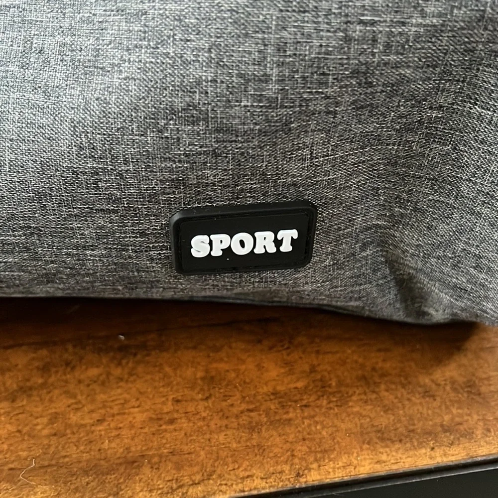 Sport Small Gray Duffel Bag